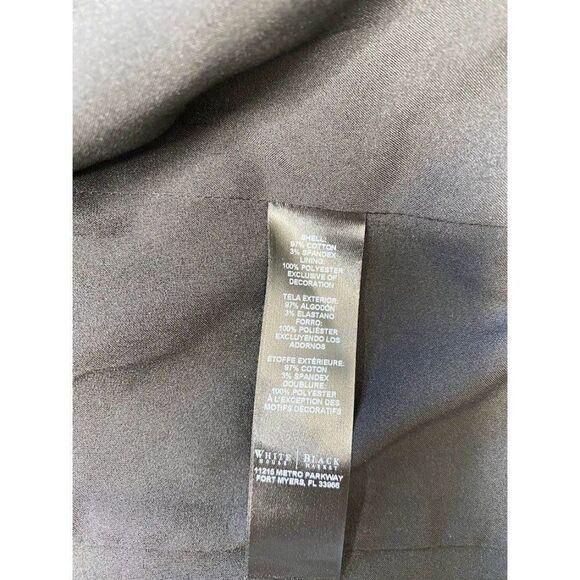 White House Black‎ Market Leopard Print Swing Trench Jacket Sz 10 - Picture 10 of 12
